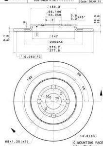 Brembo Jarrulevy