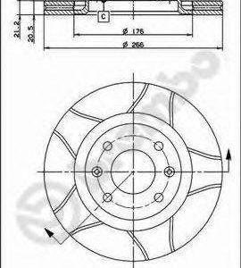 Brembo Jarrulevy