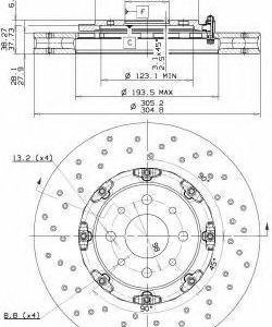 Brembo Jarrulevy