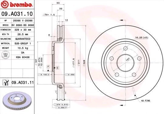 Brembo Jarrulevy