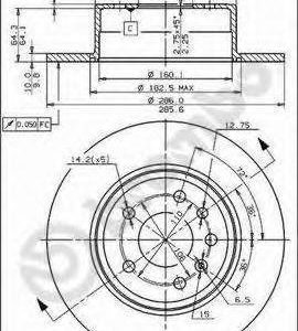 Brembo Jarrulevy