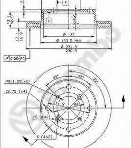 Brembo Jarrulevy