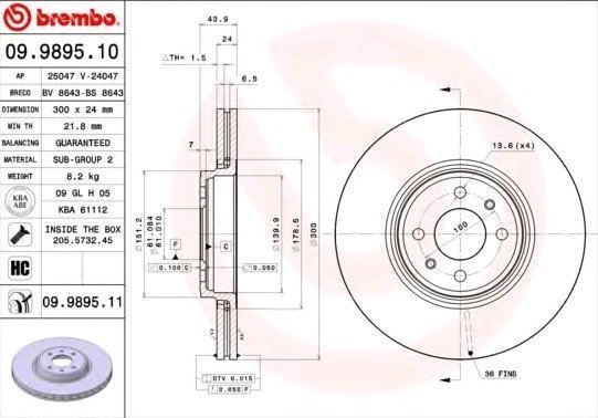 Brembo Jarrulevy