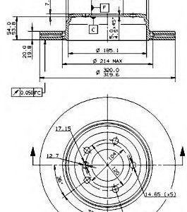 Brembo Jarrulevy