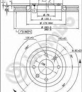 Brembo Jarrulevy