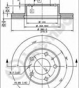 Brembo Jarrulevy