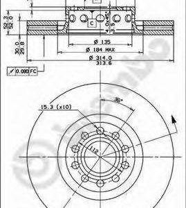 Brembo Jarrulevy