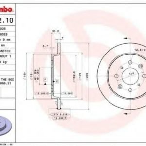 Brembo Jarrulevy