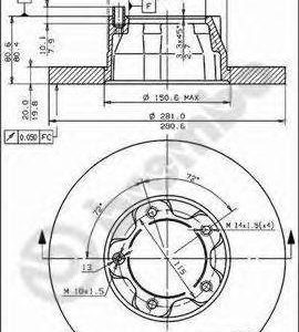 Brembo Jarrulevy