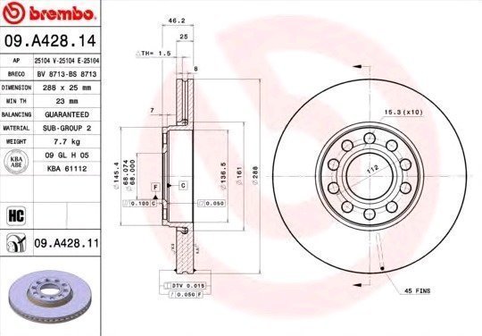 Brembo Jarrulevy