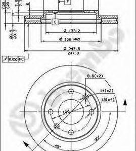 Brembo Jarrulevy