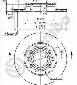 Brembo Jarrulevy