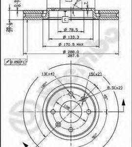 Brembo Jarrulevy