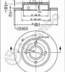 Brembo Jarrulevy