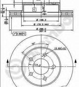 Brembo Jarrulevy