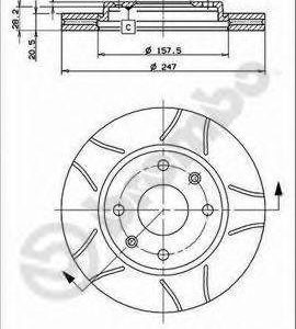 Brembo Jarrulevy