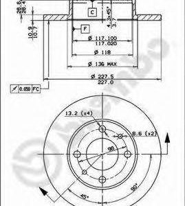 Brembo Jarrulevy