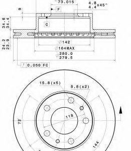 Brembo Jarrulevy