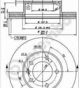 Brembo Jarrulevy