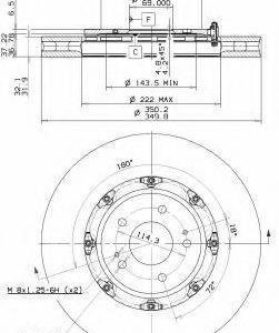 Brembo Jarrulevy