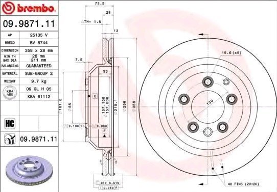 Brembo Jarrulevy