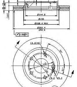 Brembo Jarrulevy