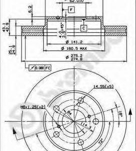 Brembo Jarrulevy