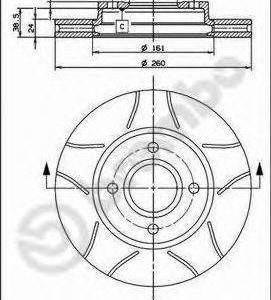 Brembo Jarrulevy