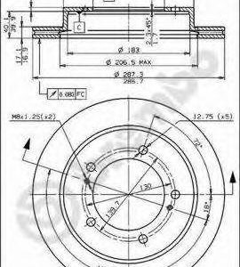 Brembo Jarrulevy