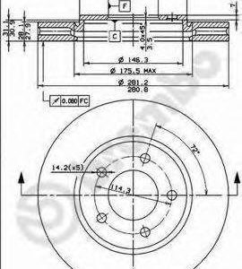 Brembo Jarrulevy