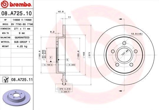 Brembo Jarrulevy