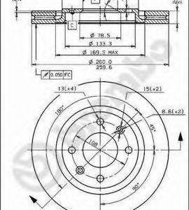 Brembo Jarrulevy