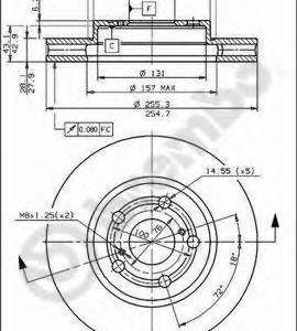 Brembo Jarrulevy