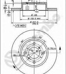 Brembo Jarrulevy