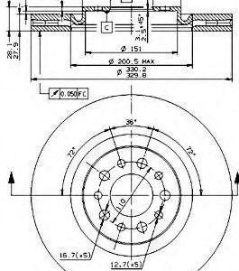 Brembo Jarrulevy