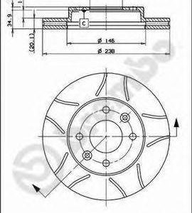 Brembo Jarrulevy