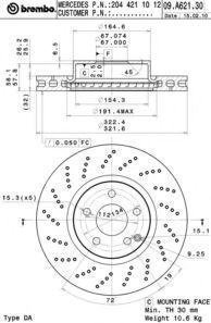 Brembo Jarrulevy