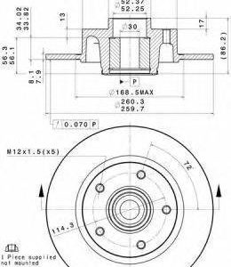 Brembo Jarrulevy