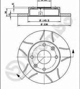 Brembo Jarrulevy