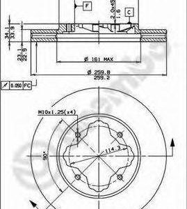 Brembo Jarrulevy