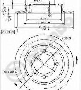 Brembo Jarrulevy