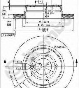 Brembo Jarrulevy