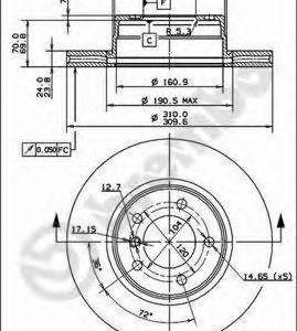 Brembo Jarrulevy