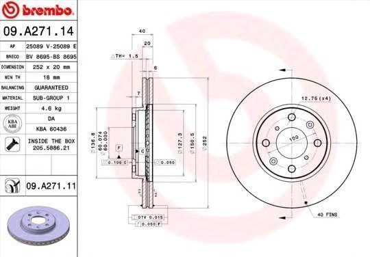 Brembo Jarrulevy