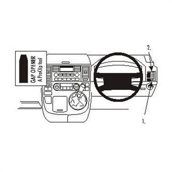 Brodit 603291 ProClip Volkswagen Multivan 03-15