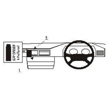 Brodit 652017 ProClip Mercedes Benz 124 86-94