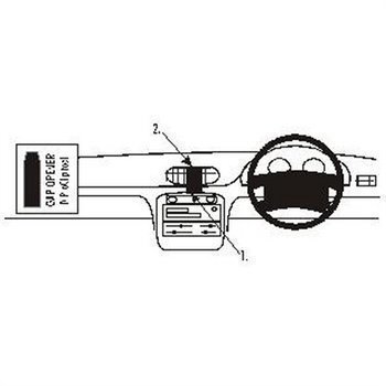 Brodit 652124 ProClip Hyundai Accent 95-99