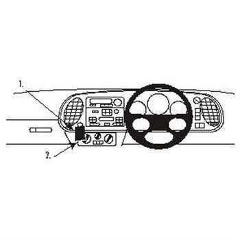 Brodit 652478 ProClip Saab 9-3 98-02