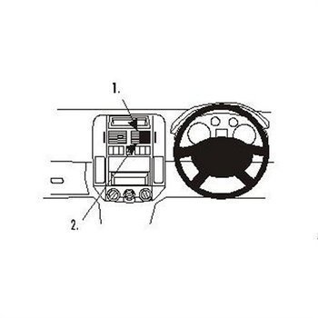 Brodit 653028 ProClip Volkswagen Polo 02-09