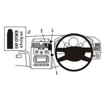 Brodit 653267 ProClip Volkswagen Touran 03-15